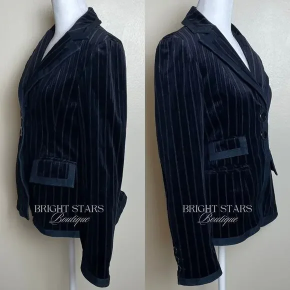 Extremely Rare Velvet Blazer ASO Rosalie Hale Twilight Promotional Images Blue - Picture 7 of 12